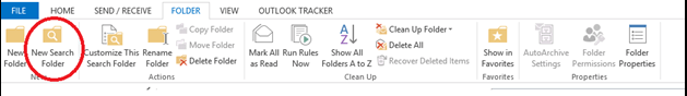 Outlook Tricks - New Search Folder